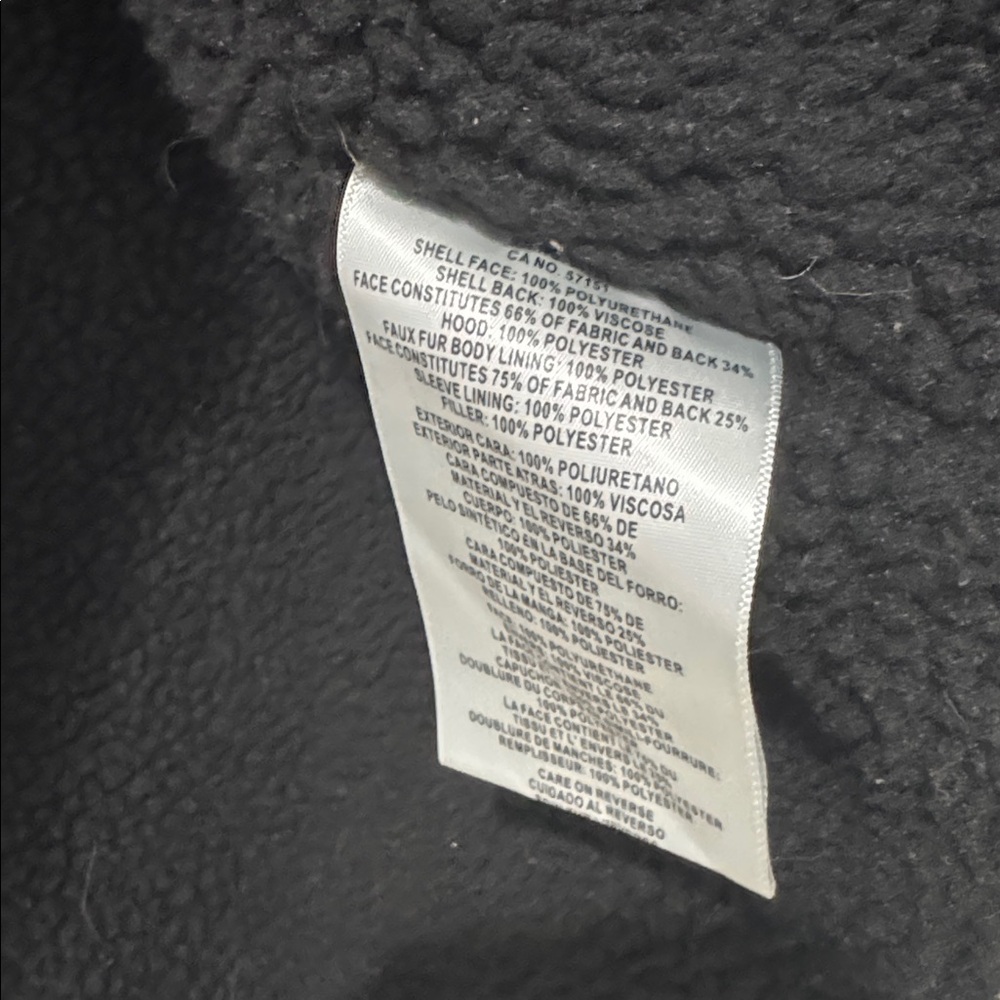Levi's Black Leather Jacket - Picture 6 of 7